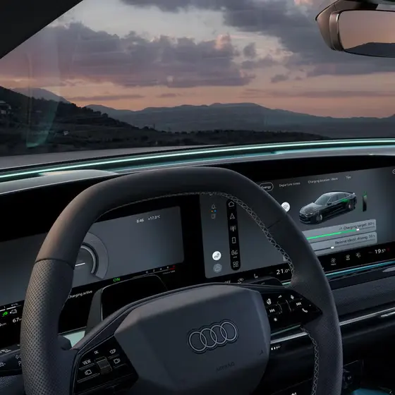 Sistema multimedia avanzado en interior de Audi de importación Alemania